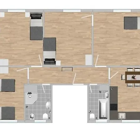 Wen111 Grosse Monteurwohnung Apartment Weiden in der Oberpfalz